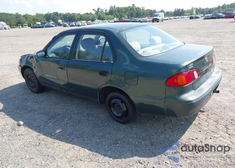2000 Toyota Corolla Ve from USA, damaged, VIN 2T1BR12E7YC280546